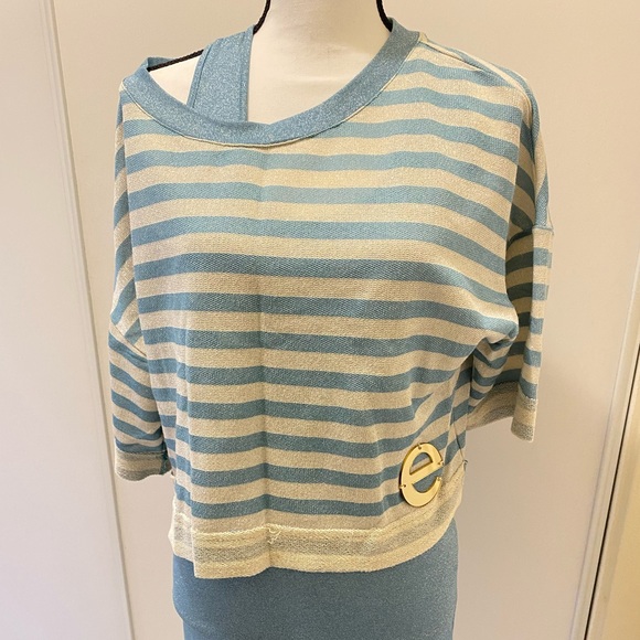 NWT Italian 2-pieces Tunic Top (size Small) - Picture 4 of 7